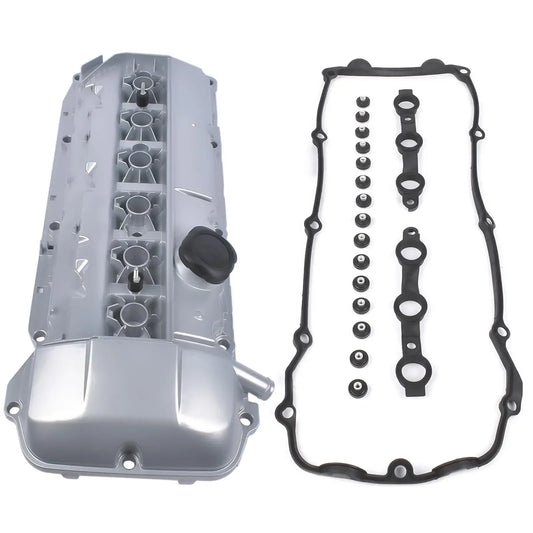 AP03 Aluminum Valve Cover Kit For BMW 325i 330Ci 525i E46 E39 E53 E60 E85 E61 X3 X5 Z4 OEM 11127512839