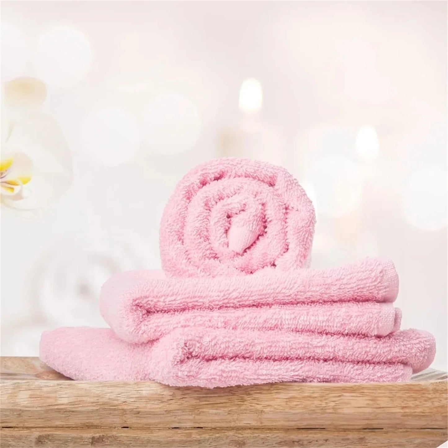 Bath Towel Set 10 Pack Baby Bath Towels For Bathroom - Hotel - Spa - Kitchen Multi-Purpose Finger Towels And Face Towels