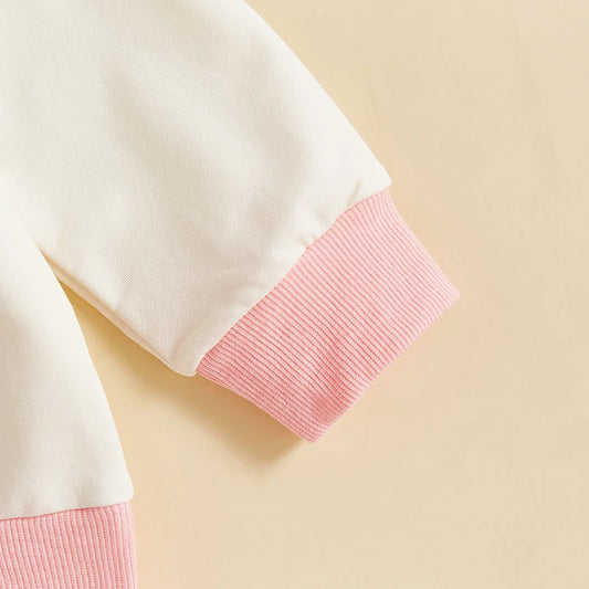 Toddler Girl Valentine s Day Heart Print Ruffle Sleeve Top and Solid Color Flare Pants Set for Baby Girls 2 Piece Outfit