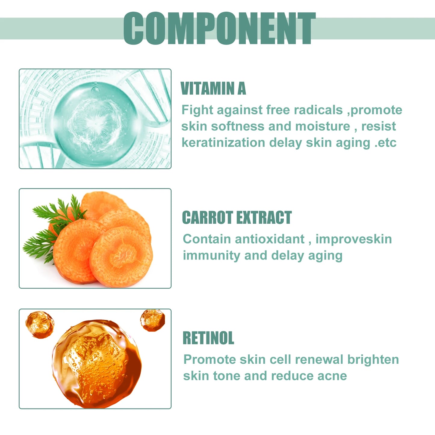 Retinol Face Essence Vitamin A Serum Reduces Fine Lines Shrinks Pores Brightens Moisturizes Tightens Skin Facial Care