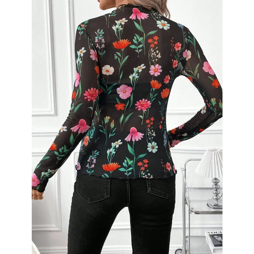 Harajuku Streetwear Hotsweet Autumn Elegant Y2k Top Shirts for Women Clothing T-Shirts Tees Fashion Clothes Sexy Tshirt Vintage