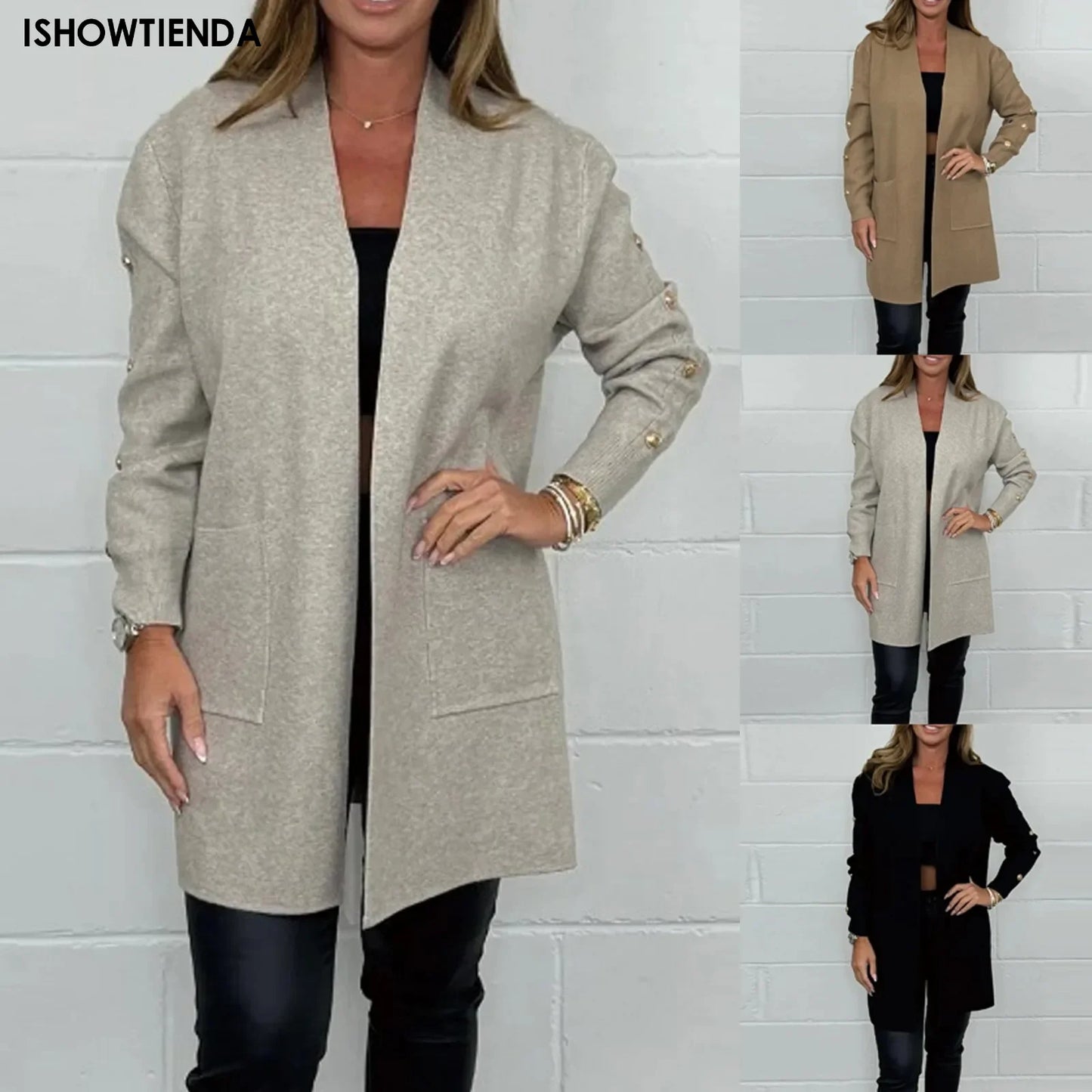 Jackets For Women 2024 Fashion Warm Casual Long Jackets For Women Autumn And Winter Women's Outerwear Coats Commuting Outwear