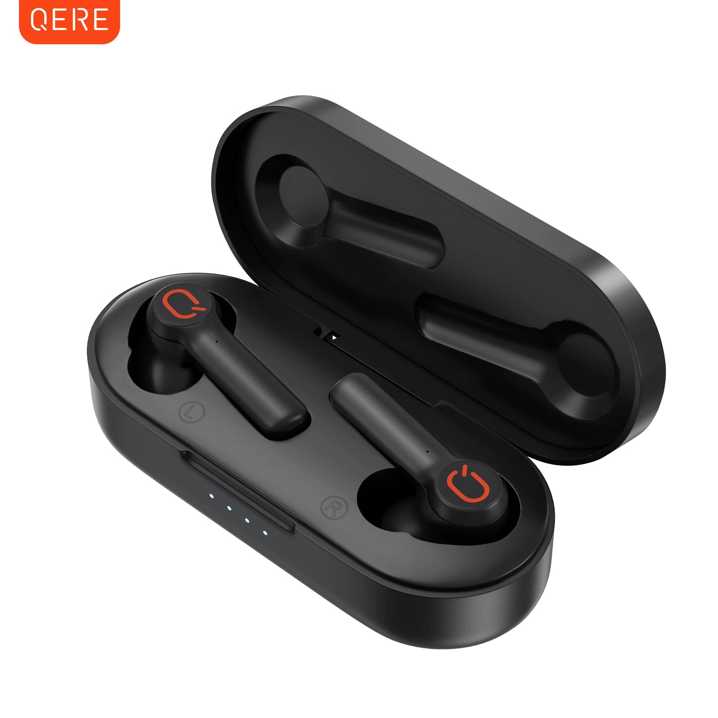 QERE E20 Wireless Headphones TWS Bluetooth 5.3 HD Microphone HIFI Earphones 13mm Driver 68Ms Low Latency 4 Mics ENC Call New