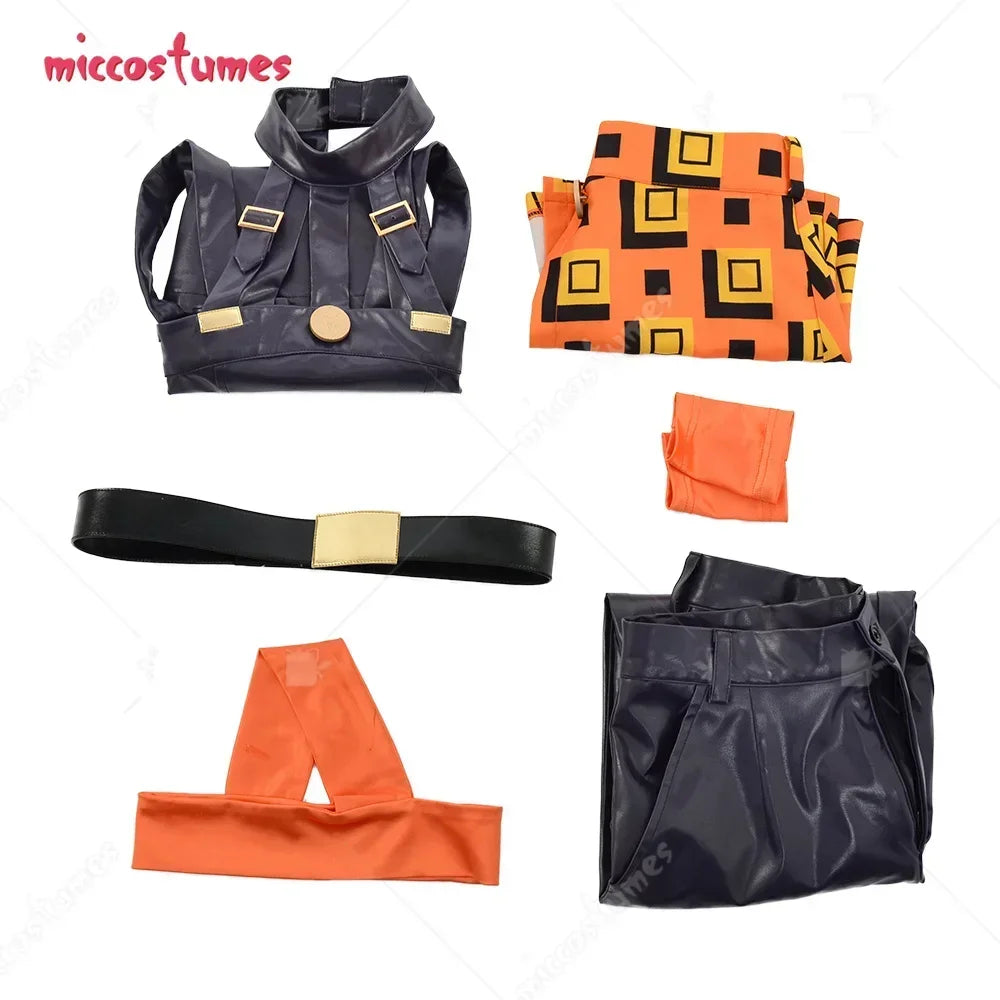 Miccostumes Women's Narancia Cosplay Costume with Headband for Halloween and Costume Parties