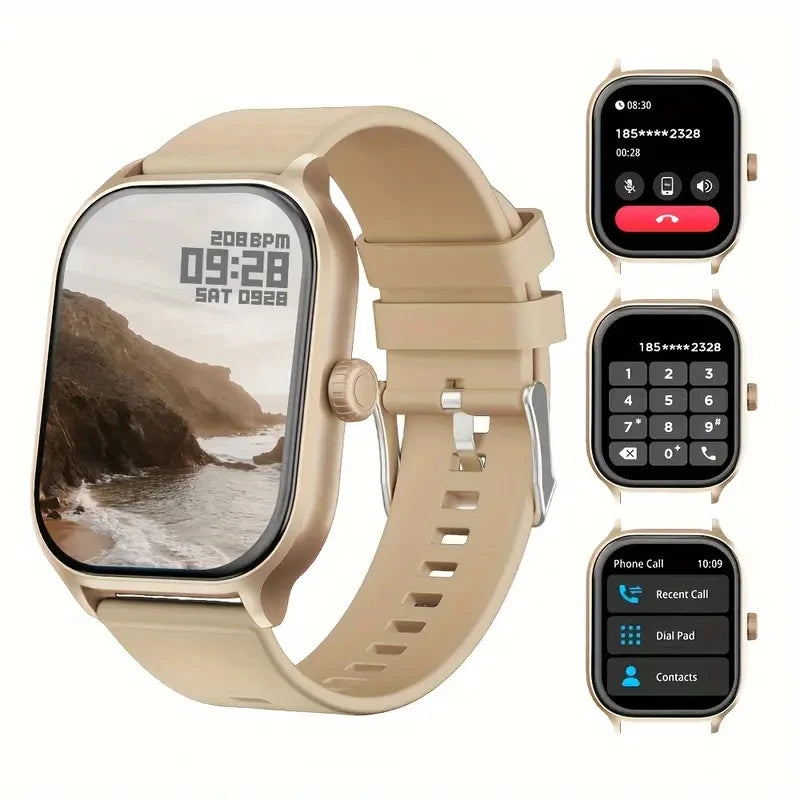 Smart Watch with Wireless Calling and Dial Multi Sport Mode Calling Reminder and Rejection SMS Reminder for iPhone and Android