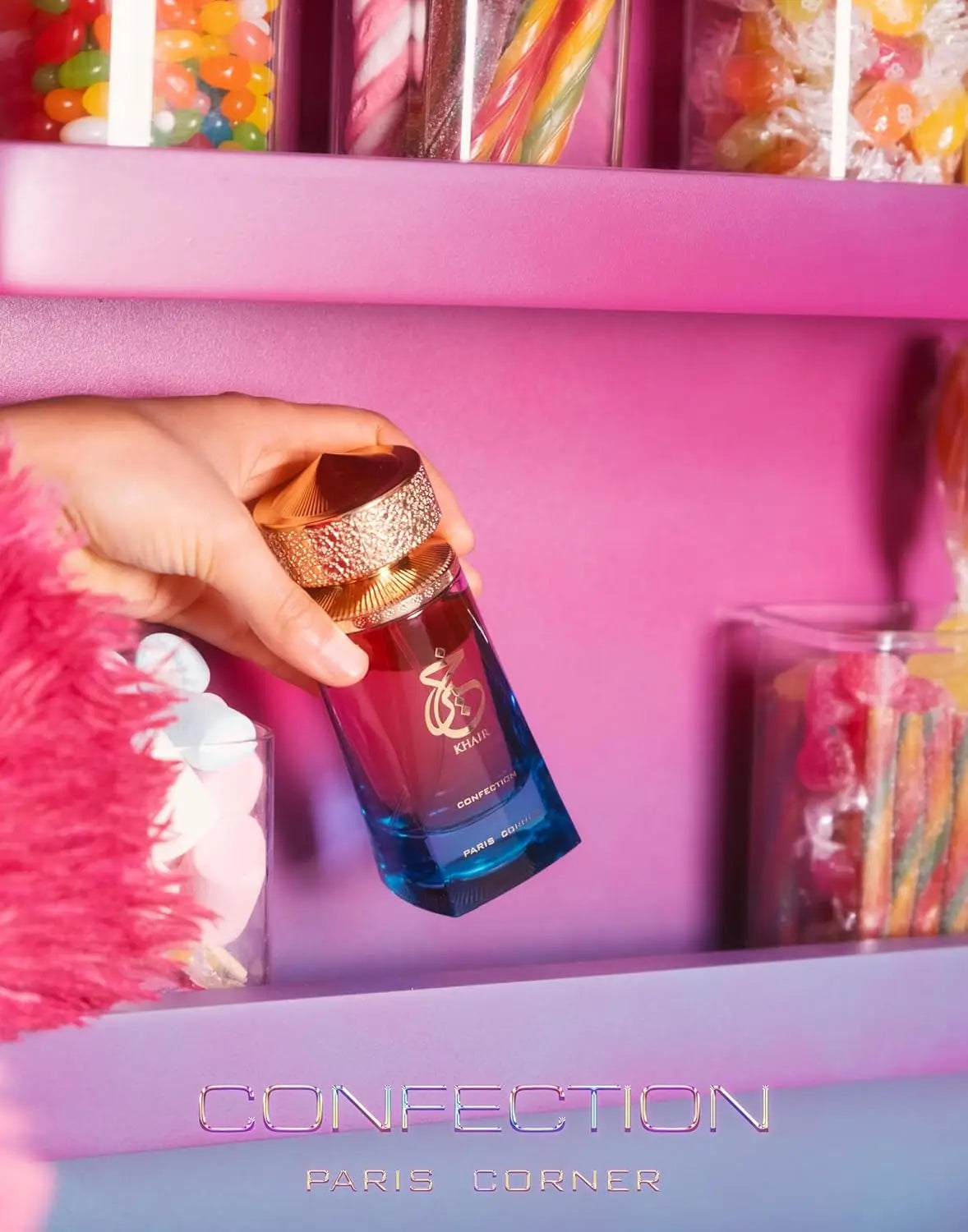 Paris Corner Khair Confection EDP 3.4 Fl Oz Sweet Candy Fragrance for Men and Women Luscious Pear Jasmine and Vanilla Notes