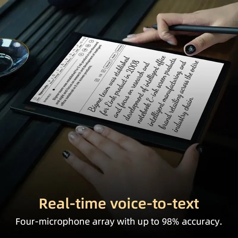 Bigme B1051C E Ink Screen Tablet 10.3 Inch Ebook Reader Dimensity 900 CPU 6GB RAM 128GB ROM Android 14 Google Play Support