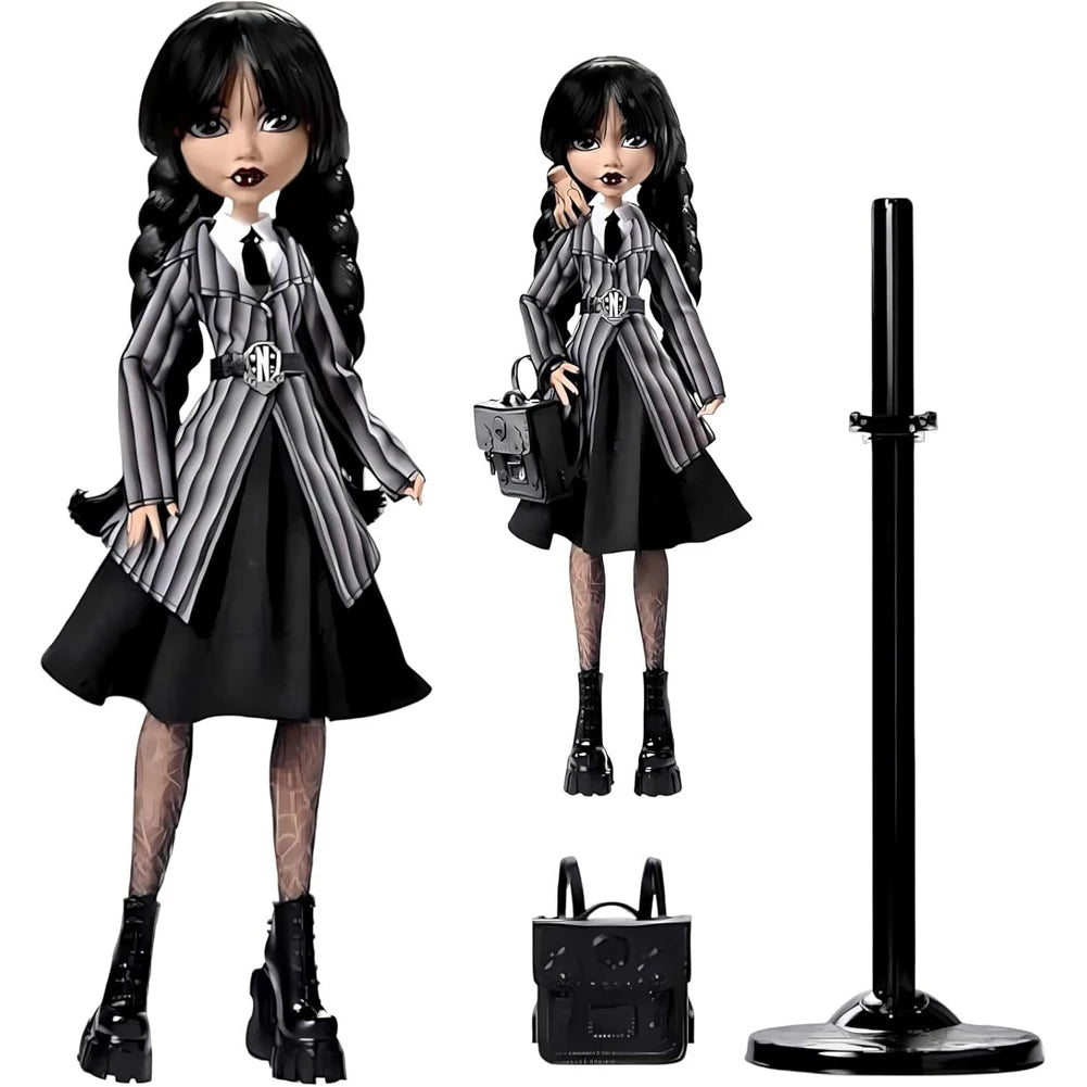 Girl In Black Statue Girls Sculpture With Backpack Table Collectible Decorations Gothic Style Desktop Ornaments For Kids And Adults