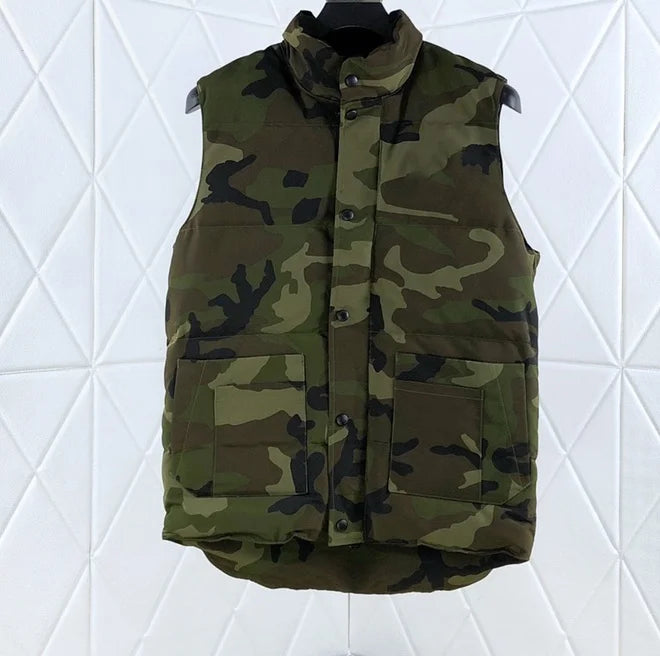 Men's Daily winter down vest Classic waistcoat Famous designer designed Luxury brand high-quality Winter warm Simple coat