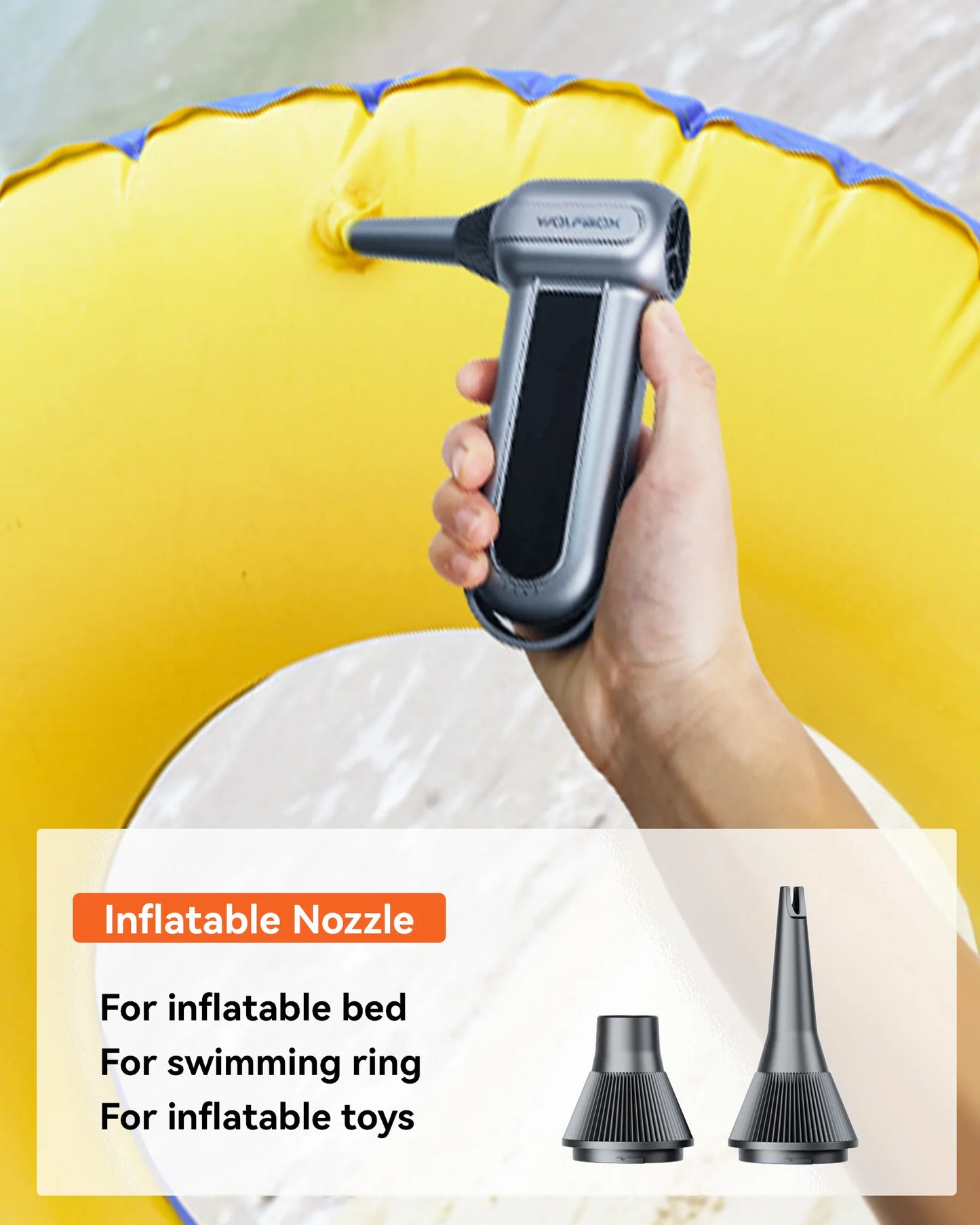 Wolfbox MF100 Compressed Air Duster 150000RPM Super Power Electric Air Blower Rechargeable Long Life