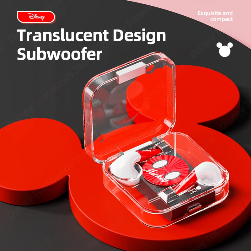 Choice US Disney LK-10 Wireless Bluetooth 5.2 Earphones TWS Sport Headset Noise Reduction Earbuds with Mic HIFI Music Headphones