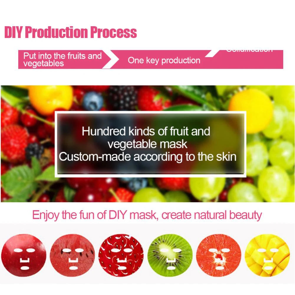 Vegetable Mask Machine Automatic Facial Mask Maker DIY Natural Fruit Vegetable Collagen Face Mask Machine