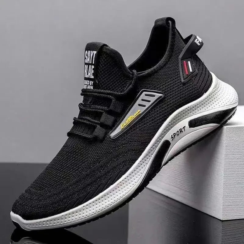 Men Casual Dress Sneakers Outdoor Comfort Lightweight Leisure Shoes Breathable Mesh Walking Shoes Soft Sole Sports Shoes