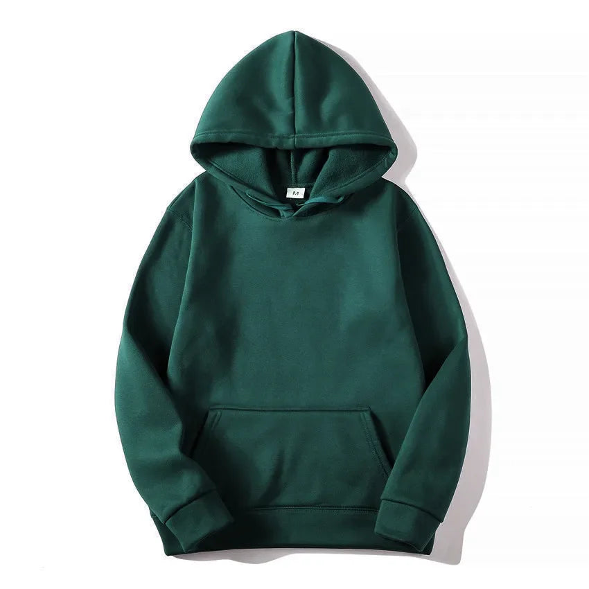 Spring Autumn Fashion Men's Women's Hoodie Casual Hoodies Pullovers Sweatshirts Men's Top Solid Color Hoodies Sweatshirt Male