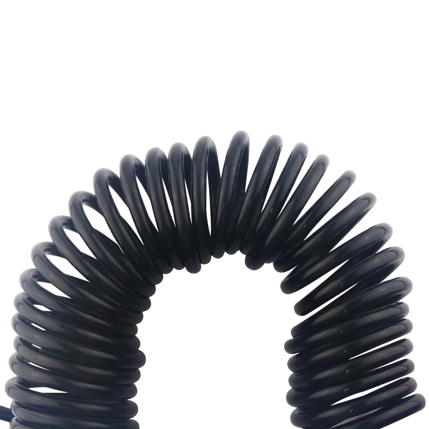 1 Piece Polyurethane Recoil Air Hose With Bend Restrictors 1/4 Inch ID X 30 Feet