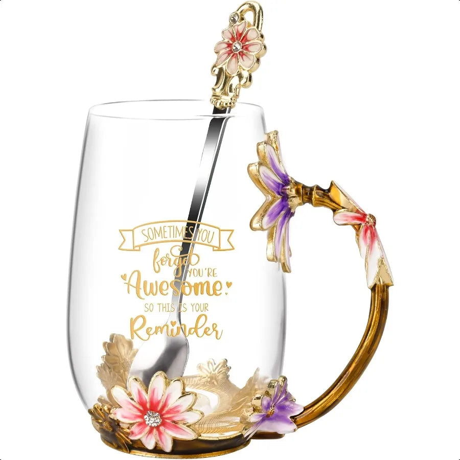 Birthday Gifts for Women Mom Plastic Tea Cup Mothers Valentines Day Gifts for Her from Daughter Son  Inspirational Friendship I