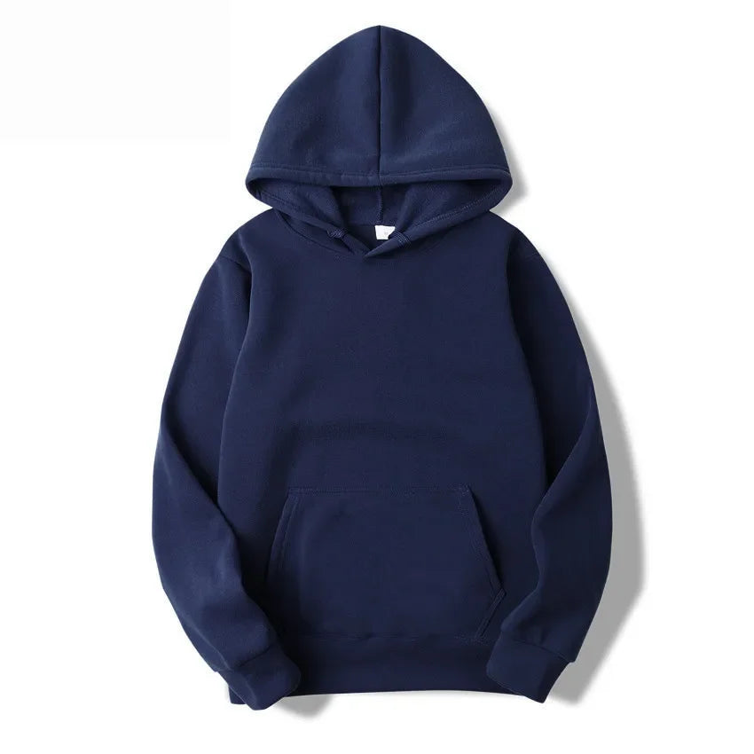 Spring Autumn Fashion Men's Women's Hoodie Casual Hoodies Pullovers Sweatshirts Men's Top Solid Color Hoodies Sweatshirt Male