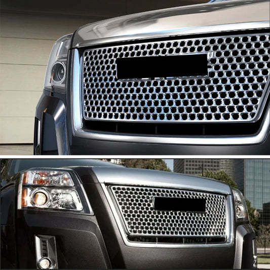 Honeycomb Mesh for For GMC Terrain  2010 2012 2013 2014 2015 Denali Style Front Bumper Upper Grille Radiator Center Grill