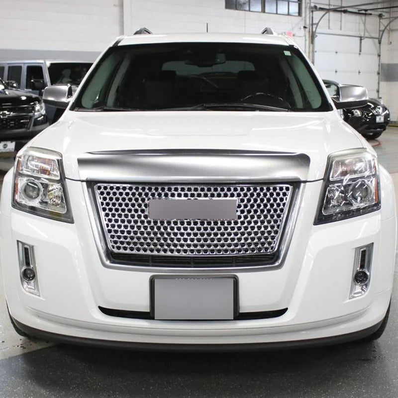 Honeycomb Mesh for For GMC Terrain  2010 2012 2013 2014 2015 Denali Style Front Bumper Upper Grille Radiator Center Grill