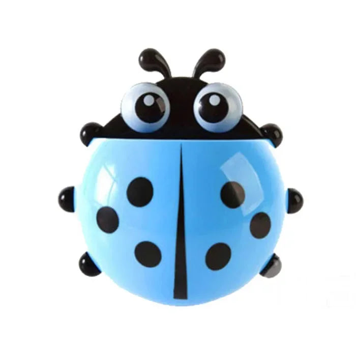 1pc Cute Suction Cup Toothbrush Holder Creative Seven Star Ladybug Pen Holders Children Bathroom Accessories