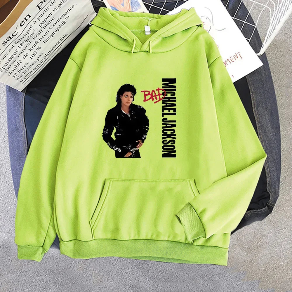 Michael Jackson Graphic Hoodies Long-sleeved Fashion Sweatshirts for Boys/girls Unisex Graphic Printing Moletom New Pullovers
