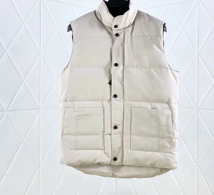 Men's Daily winter down vest Classic waistcoat Famous designer designed Luxury brand high-quality Winter warm Simple coat