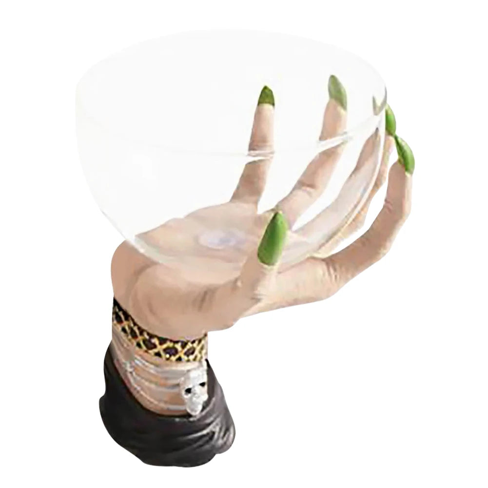 Witch Hand Resin Snack Bowl Halloween Candy Holder Creative Fruit Bowl Decorative Stand