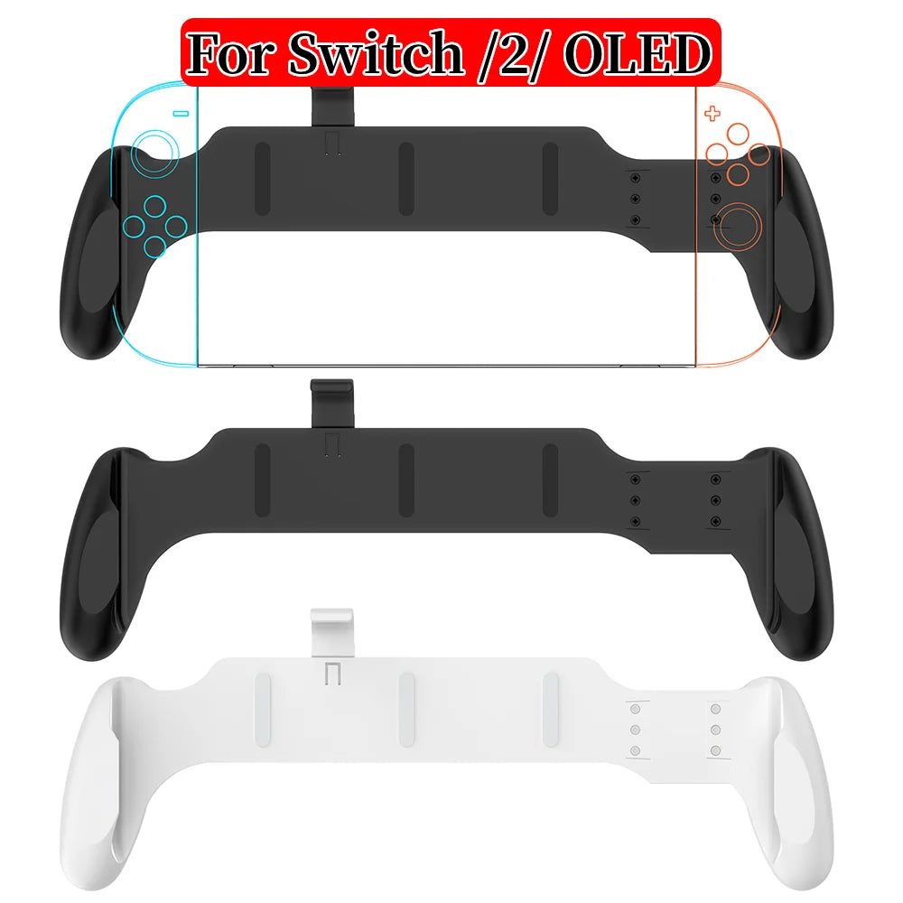 For Switch 2 Case Handle Bracket Anti Slip Hand Grip Protective Cover Game Console Stand Grip Holder for Switch OLED