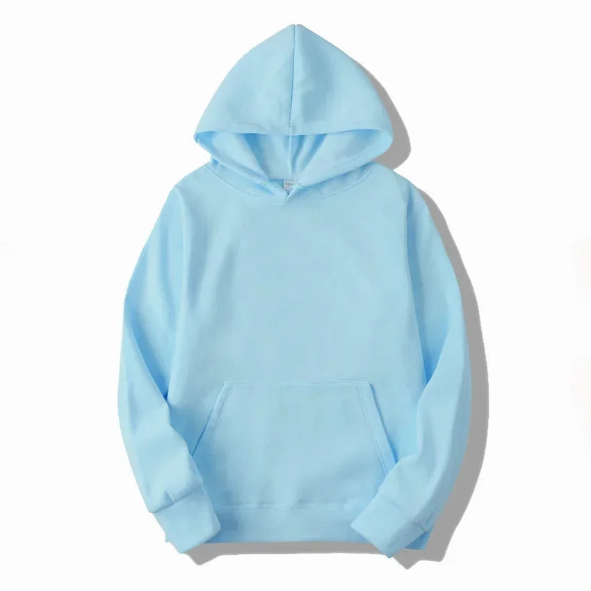 Spring Autumn Fashion Men's Women's Hoodie Casual Hoodies Pullovers Sweatshirts Men's Top Solid Color Hoodies Sweatshirt Male