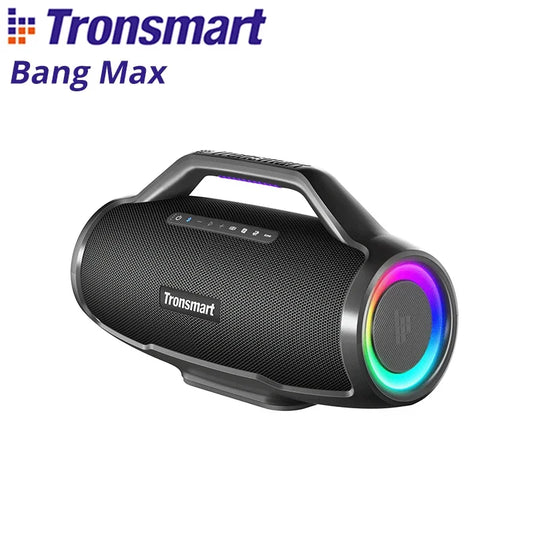 Tronsmart Bang Max Bluetooth Speaker with Three Way Sound System 130W Sync Up 100 Plus Speakers APP Control Guitar Mic Input