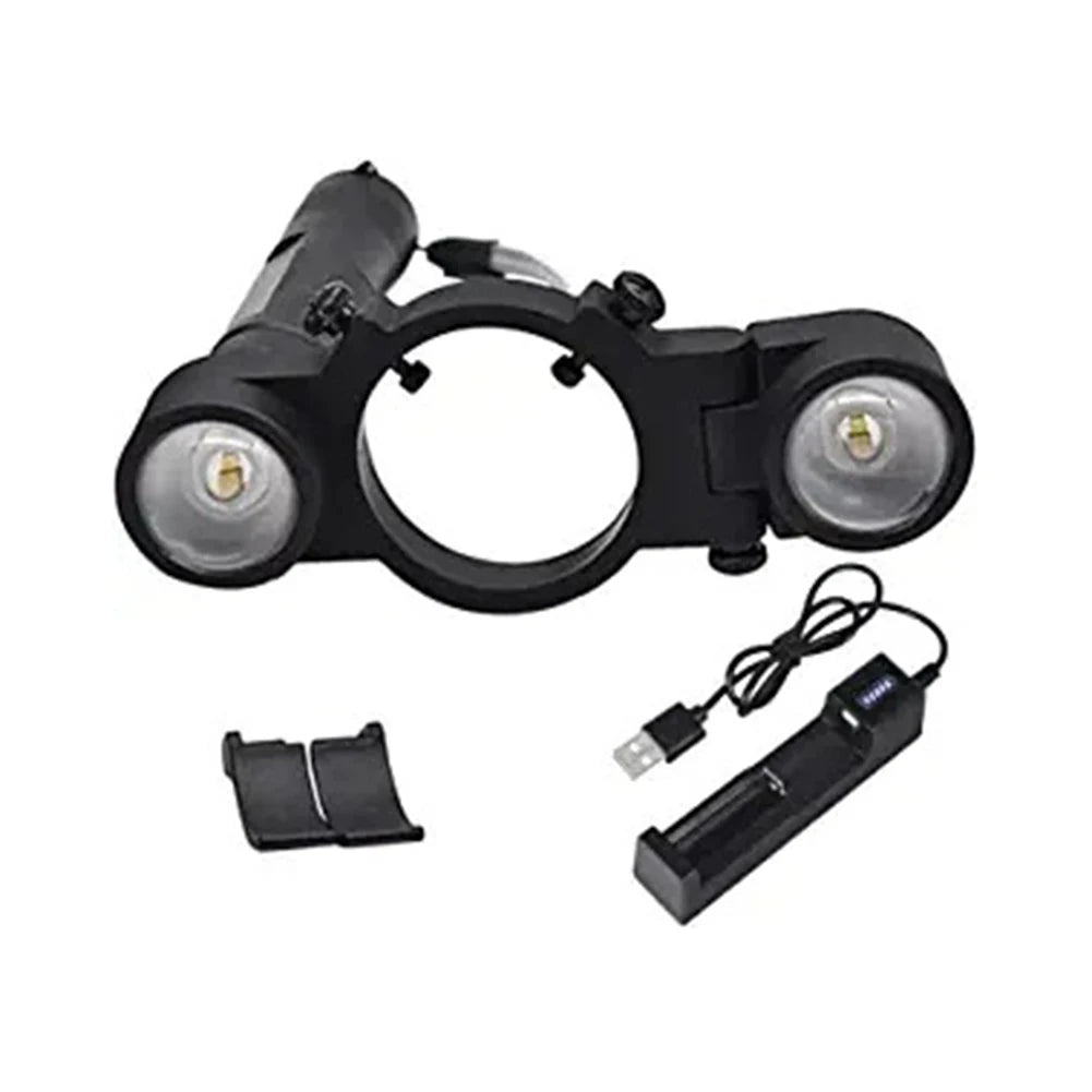 Universal Airbrush Working Lamp Battery Powered Spraying Airbrush Lighting Multifunctional Two Color Automotive Accessories