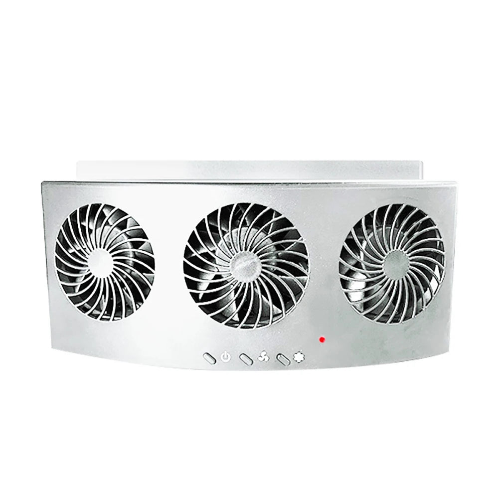 Auto Interior Radiator Three Head Car Cooling Fan USB Powered 5V Ventilation Fan 4000RPM Mini Auto Ventilator Summer Car Supplies