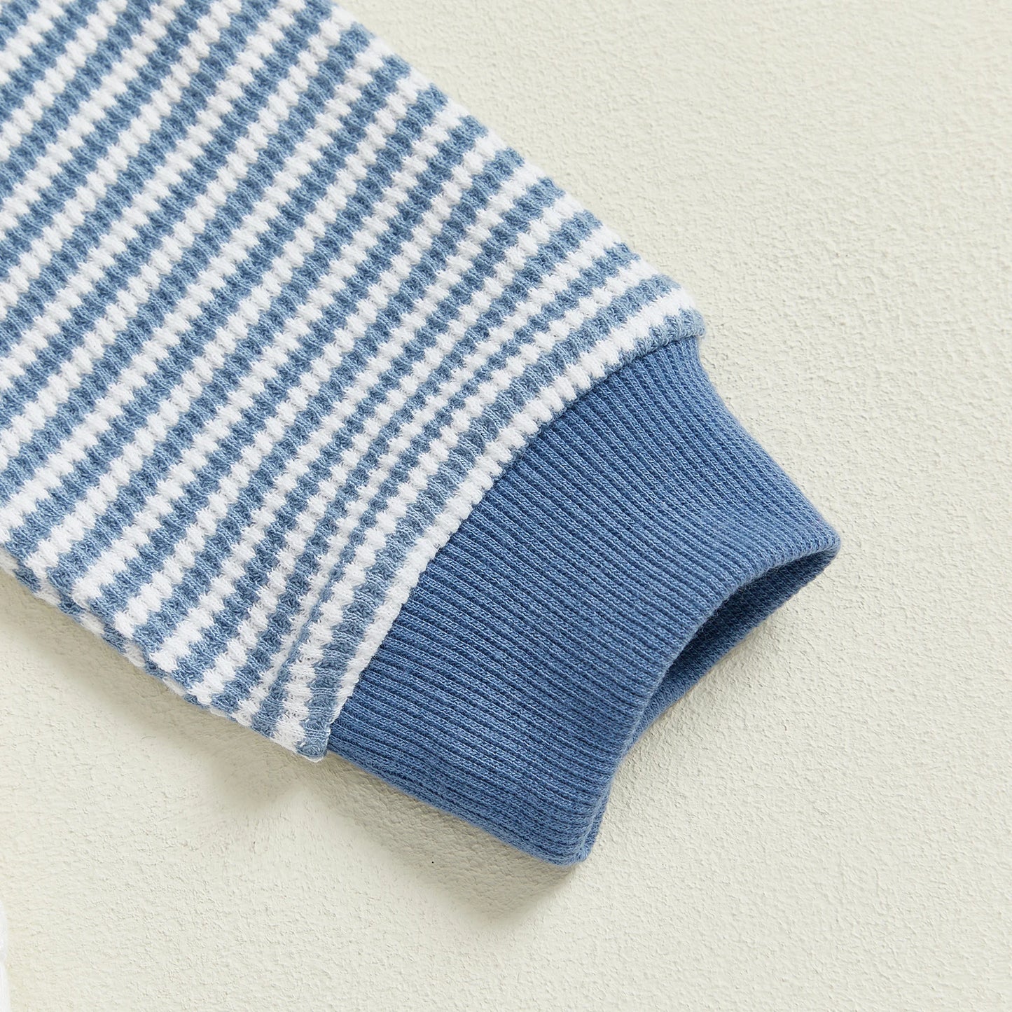 Autumn Toddler Boy  Outfits Stripe Long Sleeve Hoodies + Elastic Waist Long Pants 2 Pcs Set