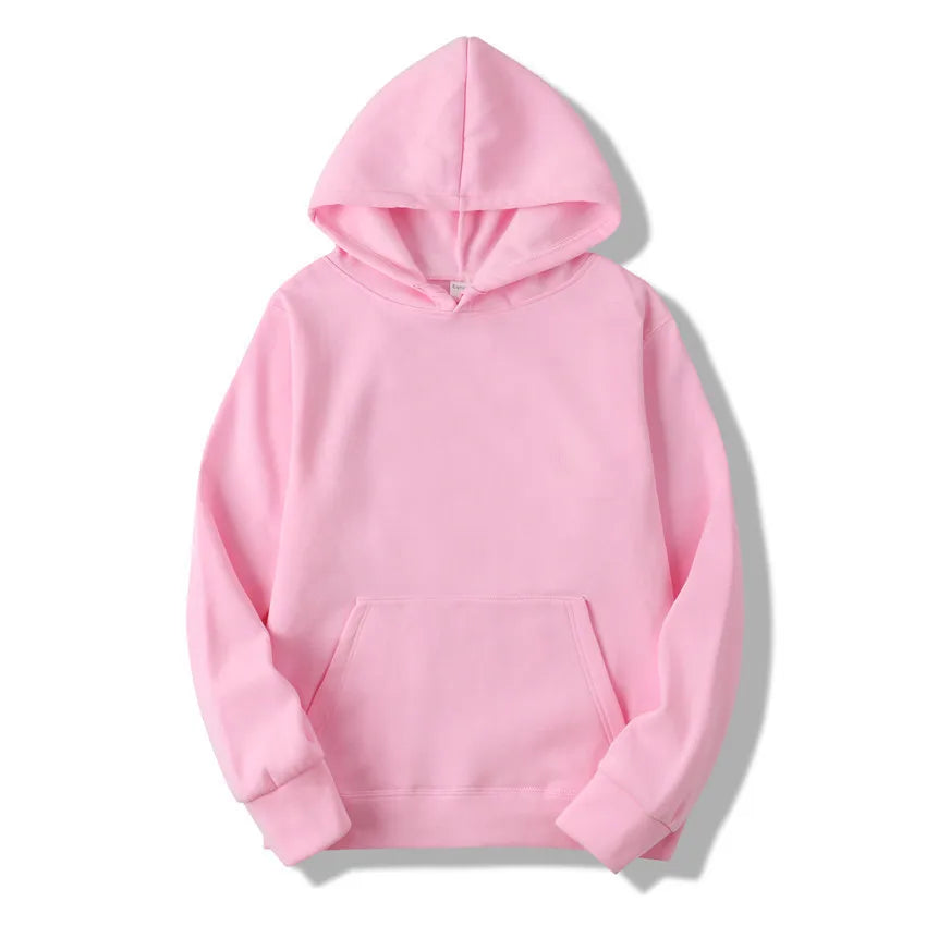 Spring Autumn Fashion Men's Women's Hoodie Casual Hoodies Pullovers Sweatshirts Men's Top Solid Color Hoodies Sweatshirt Male