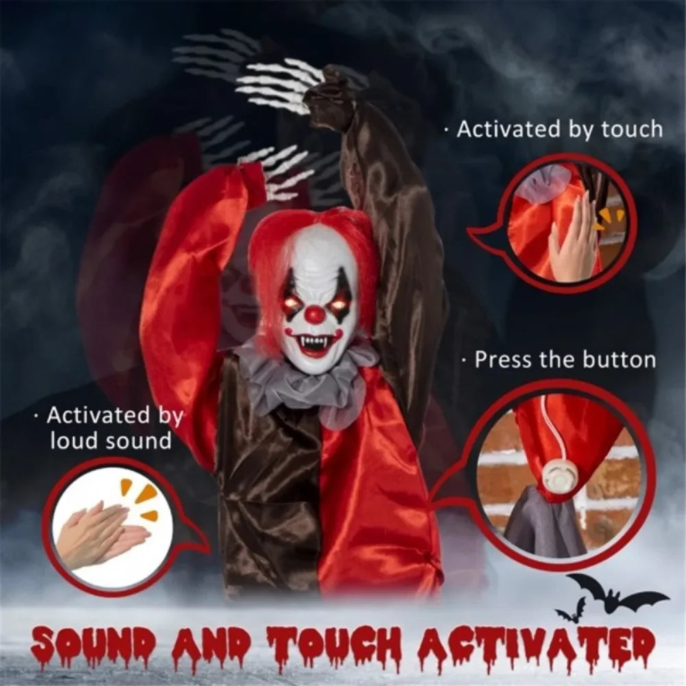 Halloween Decoration Kicking Cloth Figure for Spooky Home Decor