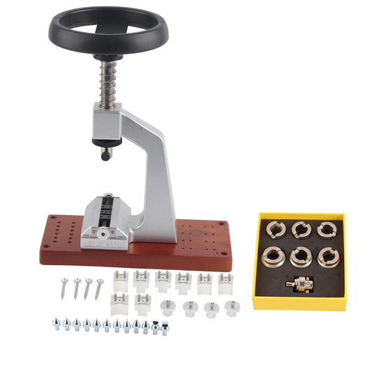 Watch Case Opener Bench Tool for Wristwatch with 6 Dies for Disassembly and Assembly