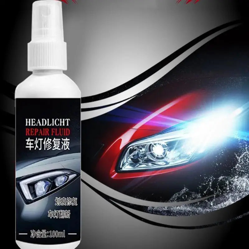 Auto Headlight Lens Restorer 100ml Professional Headlights Cleaner and Restoration Automotive Exterior Accessory