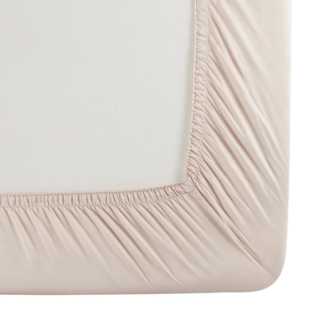 Soft Silky 4 Piece Queen Bed Sheet Set Bamboo Rayon Moisture Wicking Sateen Breathable Machine Washable Durable Gift