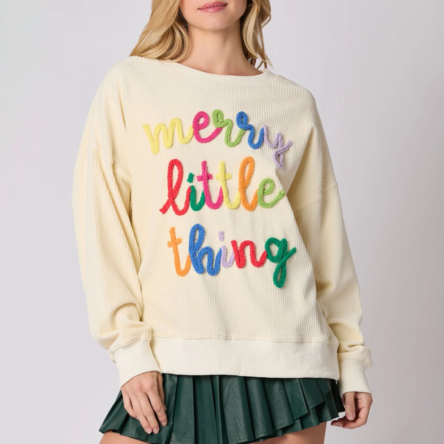 Merry Sweatshirt for Women Merry Christmas Glitter Patch Crewneck Sweater Xmas Letter Long Sleeve Pullover Top