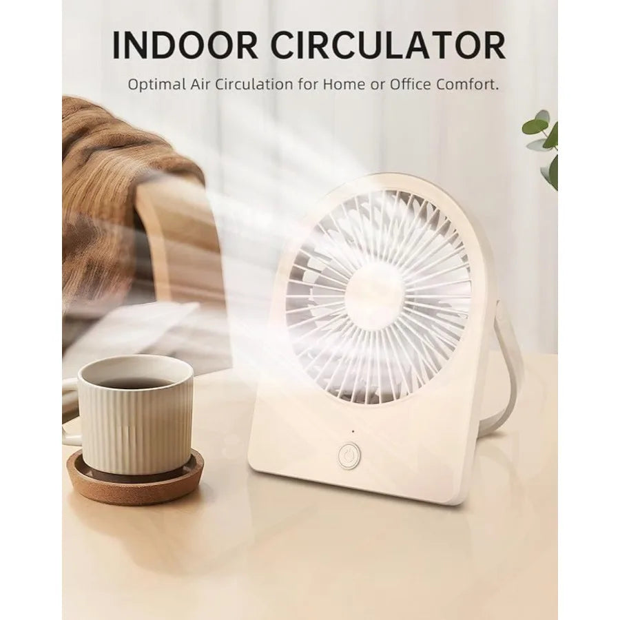 Portable USB Desk Mini FAN USBA Corded Powered Small Personal Fan Foldable Office Desk Accessories for Home Desktop 3speed Hang