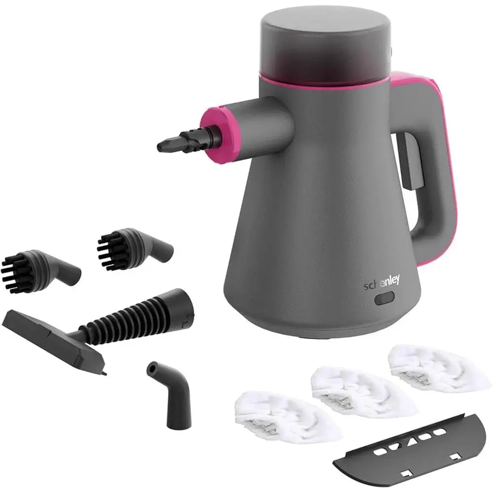 High Pressure Portable Handheld Steam Cleaner Efficient Constant Steam Multi Surface Accessories Child Safe Pet Friendly 15