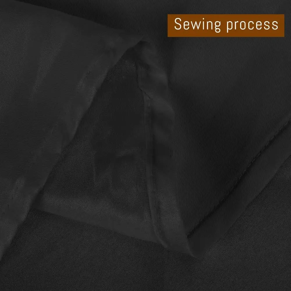 10 Pack Black Round Tablecloths 120 Inch Stain Resistant and Wrinkle Free Polyester Fabric Washable Table Covers for Kitchen Dining Wedding Reception Banquet Birthday Party Buffet Restaurant