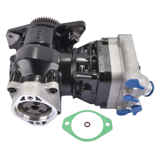 AP02 Truck Air Brake Compressor with Gear DDE RA4711302515 for Detroit Diesel DD15 High Quality
