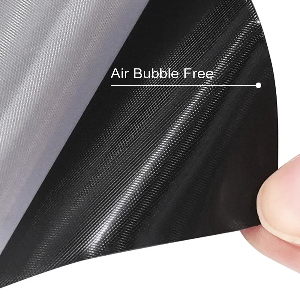 1.52x16.5m Premium Glossy Black Car PET Wrap Vinyl Film Color Change Decal Protective Cover Sticker Auto Tuning Accessories