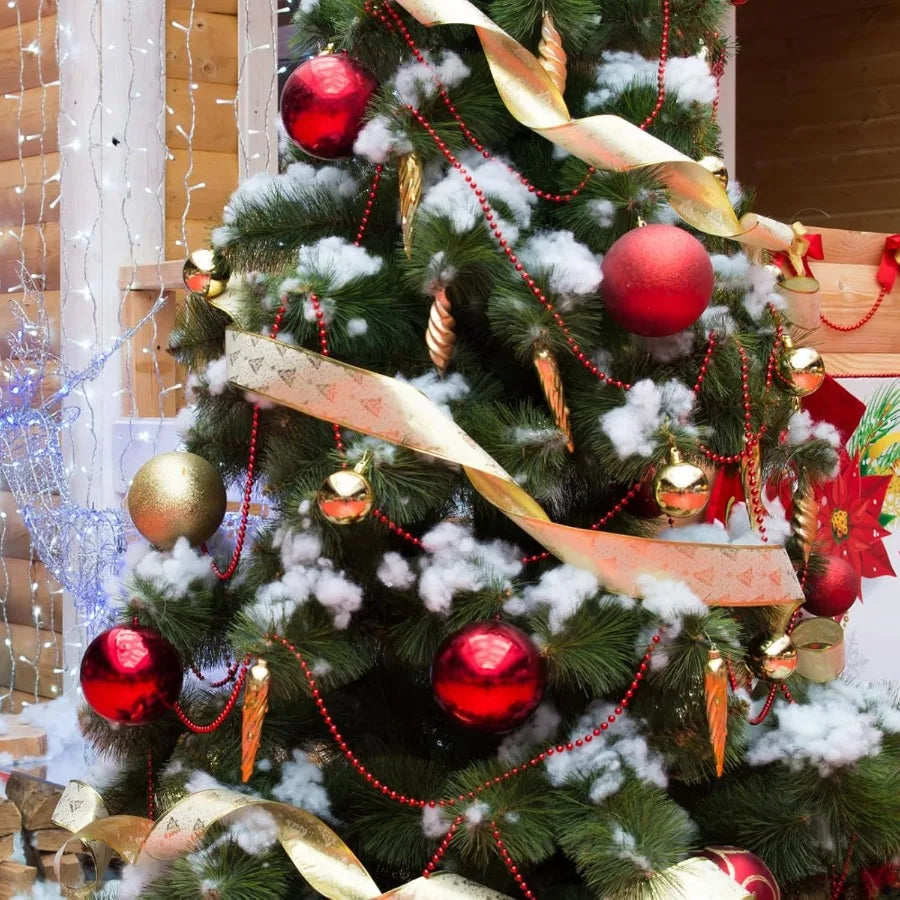 Apragaz Christmas Fake Snow Decoration 1.1 LB Artificial Snow Fluffy Fake Snow Bulk Flame Resistant Indoor Snow for Winter Vill