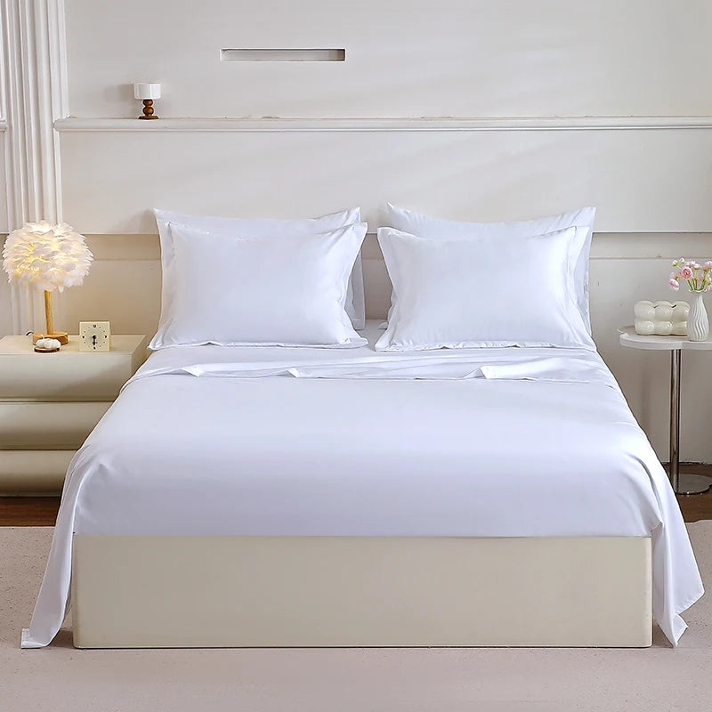 7 Piece Mattress Topper Comforter and Pillowcases Flat Sheet Set Premium Bedding for Comfort and Relaxation