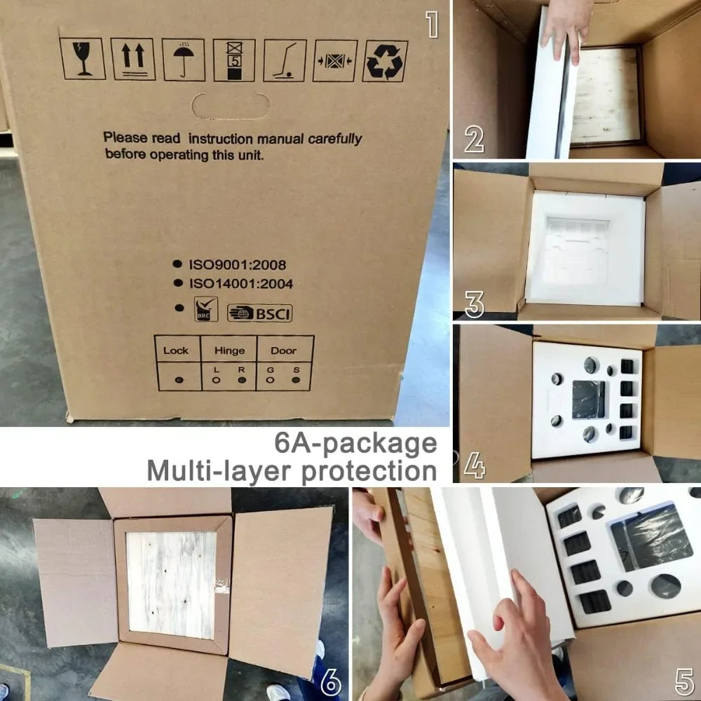 Compact Mini Refrigerator with Lock 1.2 cuft 12V 110V Reversible Door for RV Camper and Small Spaces 36 qt Black