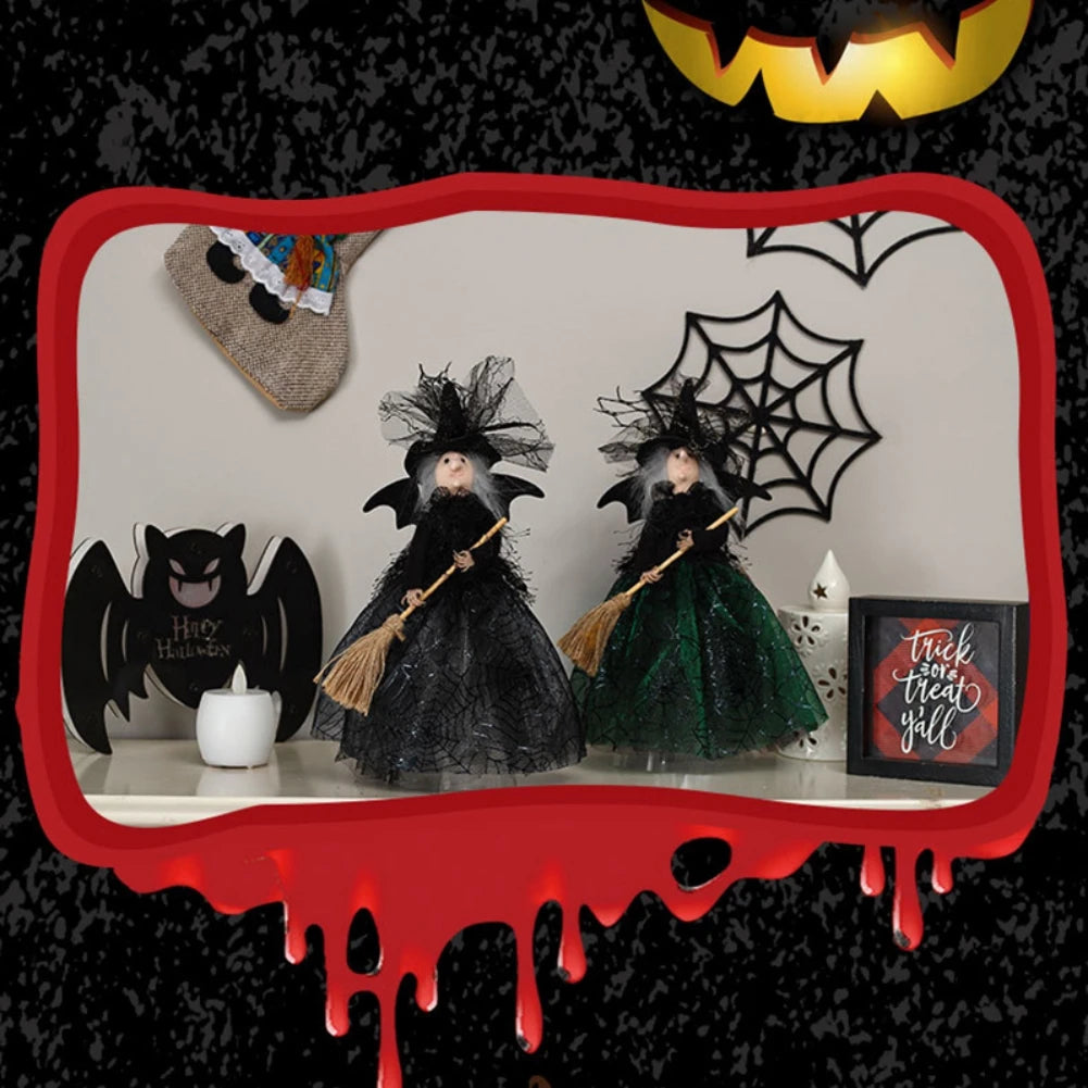 Halloween Decoration Witch Doll Tree Topper Hanging Decorations Table Centerpieces Party Favors